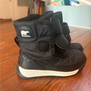 Sorel Kids Black Waterproof Boots